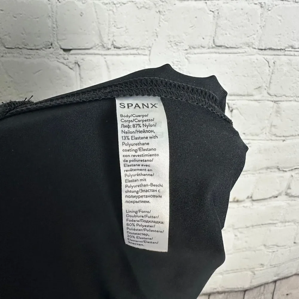Spanx Faux Leather Leggings Large